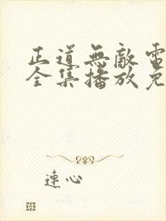 正道无敌电视剧全集播放免费观看