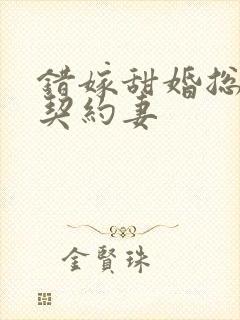 错嫁甜婚总裁的契约妻