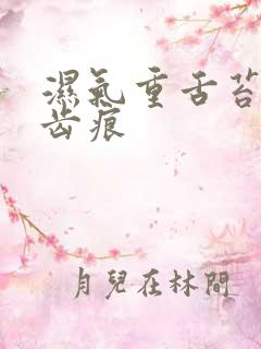 湿气重舌苔黑有齿痕