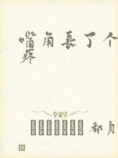 嘴角长了个泡很疼