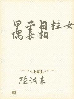 甲子日柱女命配偶长相