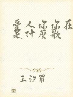 爱人你你在何方是什么歌
