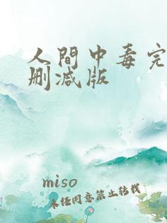 人间中毒完整无删减版