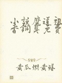 小说魔道祖师墨香铜臭免费阅读