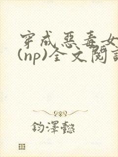 穿成恶毒女配后(np)全文阅读