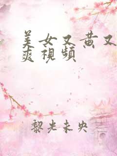 美女又黄又色又爽视频