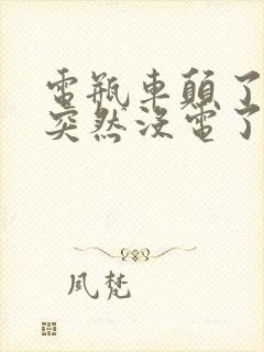 电瓶车颠了一下突然没电了