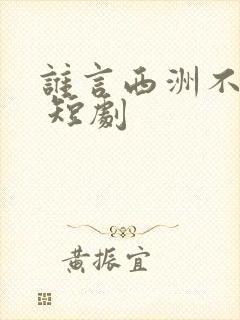 谁言西洲不知意 短剧