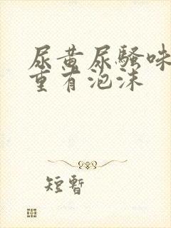 尿黄尿骚味特别重有泡沫