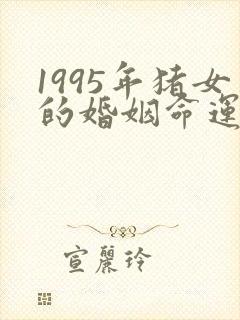 1995年猪女的婚姻命运