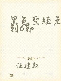 黑色圣经免费1到6节