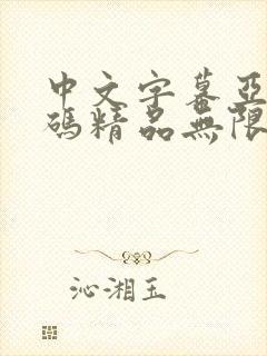 中文字幕亚洲乱码精品无限