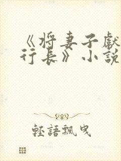 《将妻子献给张行长》小说