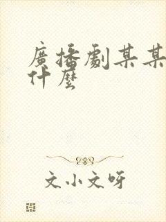 广播剧某某是讲什么