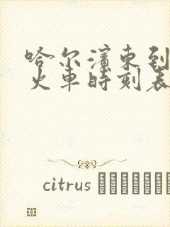 哈尔滨东到海北火车时刻表