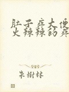 肚子疼大便肛门火辣辣的疼怎么回事