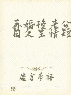 再婚后老公和我日久生情短剧