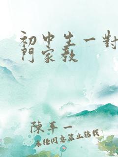 初中生一对一上门家教