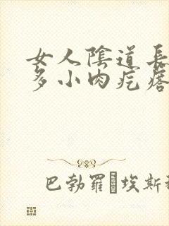 女人阴道长了好多小肉疙瘩