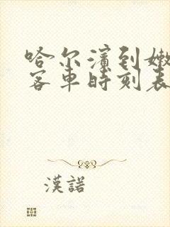 哈尔滨到嫩江的客车时刻表