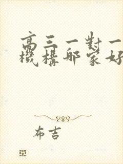 高三一对一辅导机构哪家好