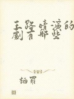 王路晴演的电视剧有哪些