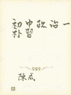 初中政治一对一补习