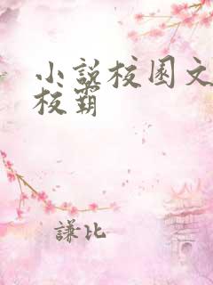 小说校园文男主校霸