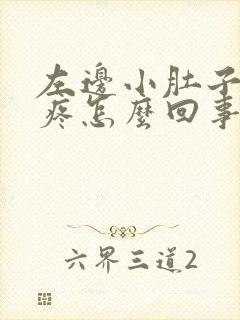 左边小肚子胀气疼怎么回事