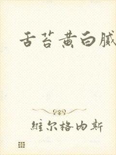 舌苔黄白腻齿痕