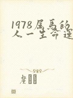 1978属马的人一生命运如何