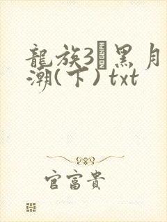 龙族3·黑月之潮(下) txt