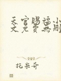 天官赐福小说全文免费无删减
