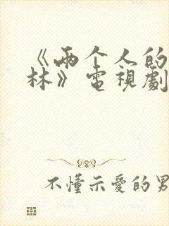 《两个人的小森林》电视剧免费观看完整版