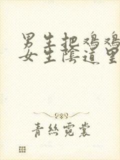 男生把鸡鸡塞到女生阴道里