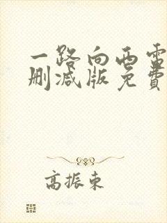 一路向西电影未删减版免费观看