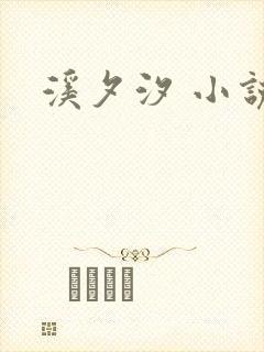 溪夕汐 小说