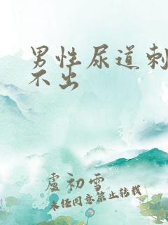 男性尿道刺痛尿不出