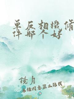 单反相机修图软件哪个好