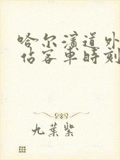 哈尔滨道外客运站客车时刻表