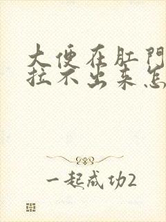 大便在肛门口就拉不出来怎么办