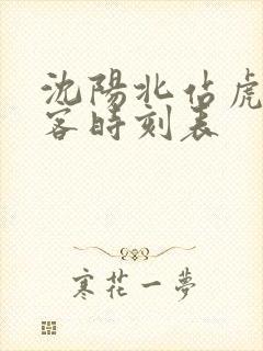 沈阳北站虎跃快客时刻表