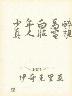 少年白马醉春风真人版电视剧高清