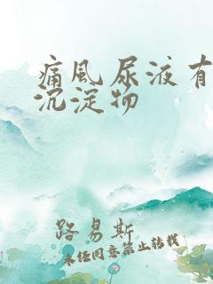 痛风尿液有白色沉淀物