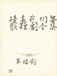 后来我们各自悲欢短剧全集多少集