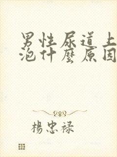 男性尿道上有水泡什么原因