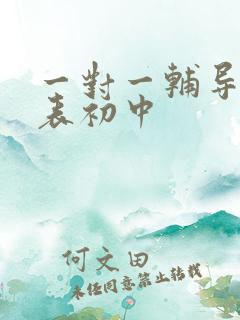 一对一辅导价格表初中