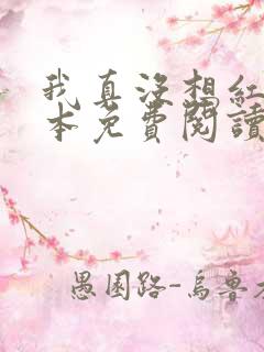 我真没想红啊全本免费阅读