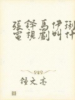 张铎马伊琍演的电视剧叫什么名字