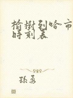 榆树到哈市客车时刻表